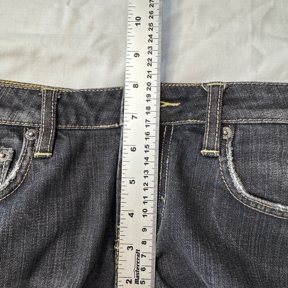 Vintage Buffalo Jeans Womens PINK-X Low-Rise Bootcut Jeans Gray/Black Sz 29 - Picture 10 of 16